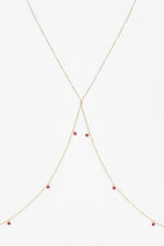 Sofia tassel body jewelry - 750‰ Gold Ruby