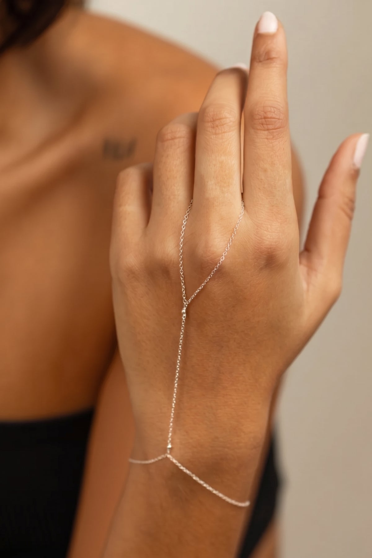 Chain hand jewel - Silver