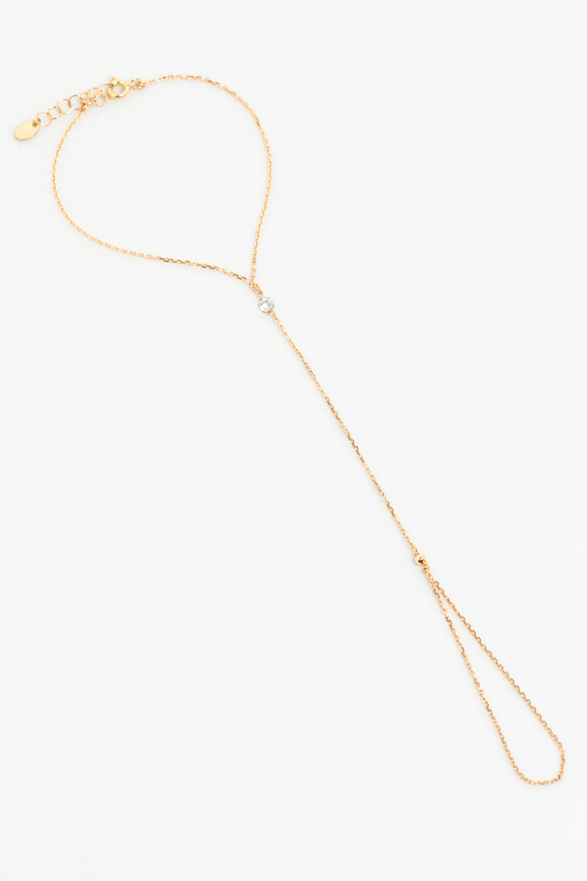 Oriana hand jewel - 18k gold - White diamond