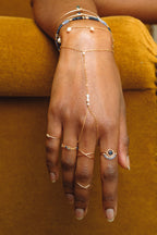 Théa hand jewel - Cultured pearls