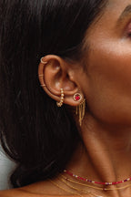 Ear cuff Perlé