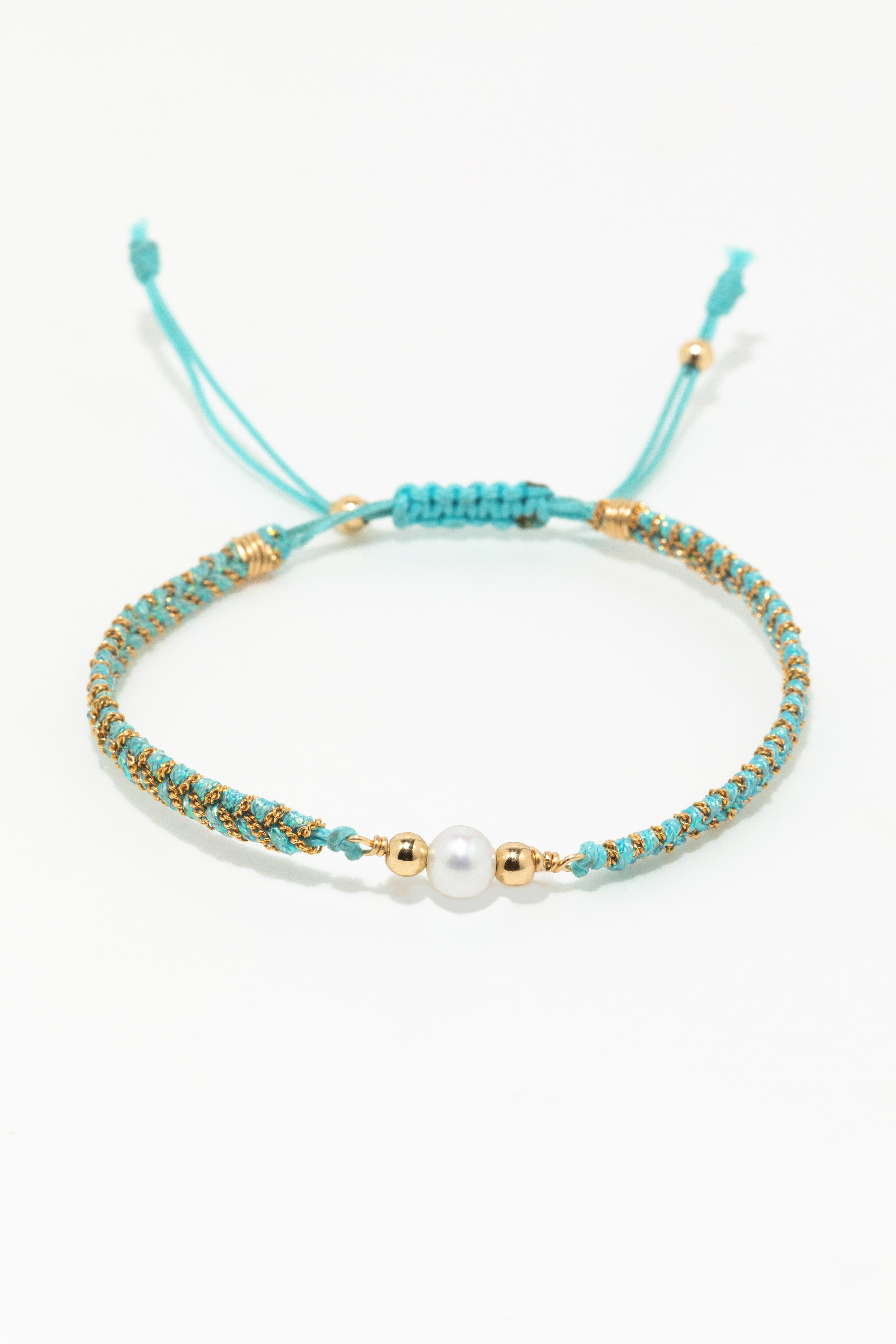 Bracelet Cordon bleu Vaiana - Perle de culture
