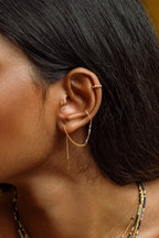 Helix piercing ring - 750‰ Gold
