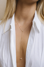 Vice versa necklace - Cultured pearl