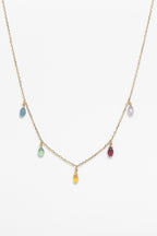 Sofia Necklace – 750‰ Gold – Multicolored Sapphire