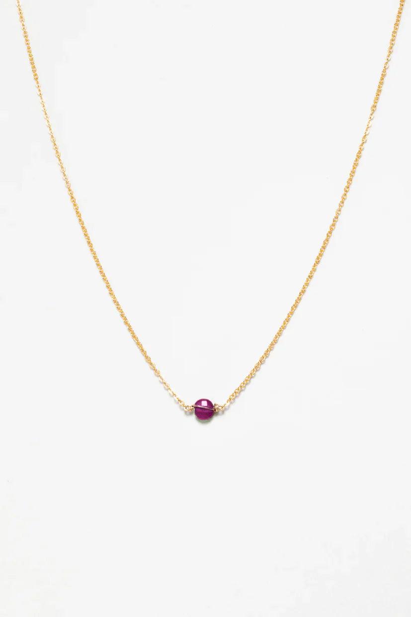 Stella Necklace - Ruby