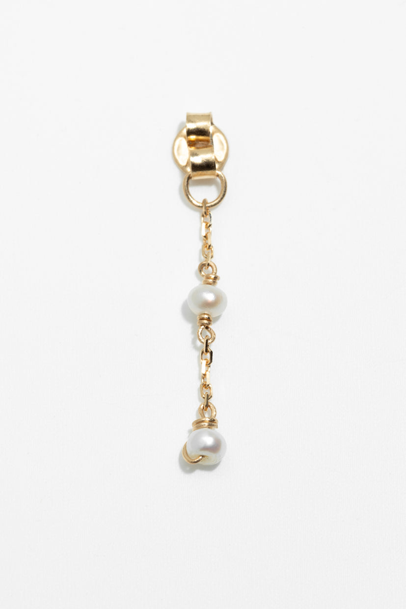 Adélie Earring Back – 750‰ Gold – Cultured Pearl
