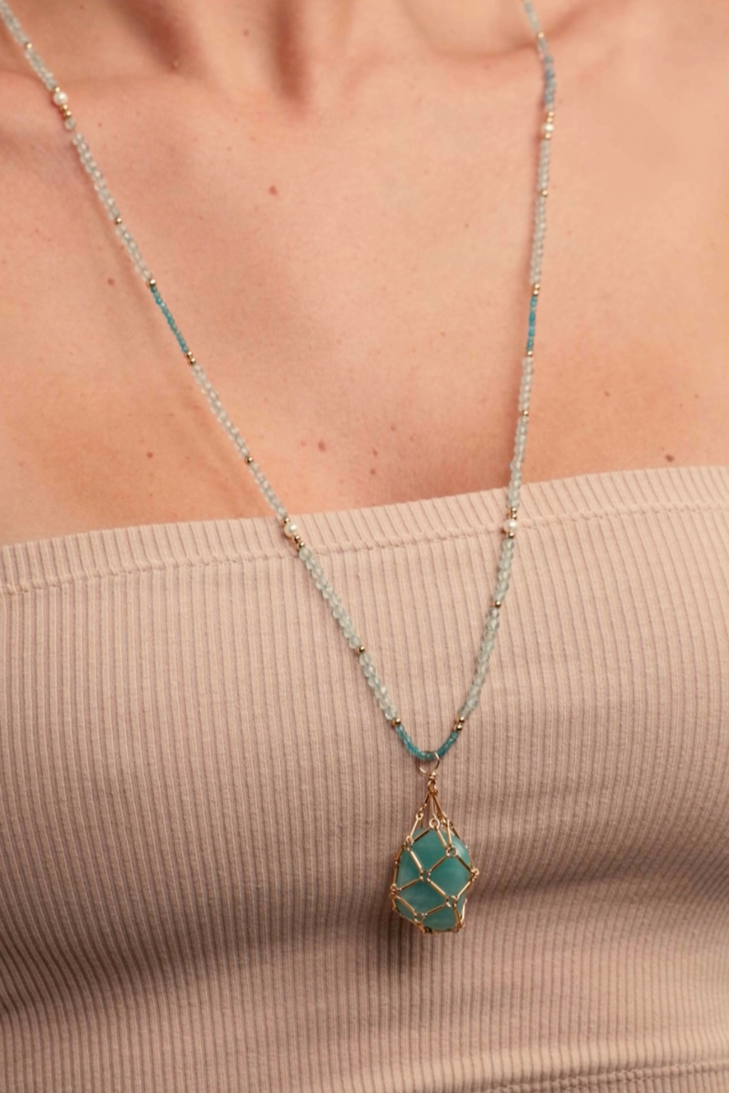 Secret Pendant - Amazonite
