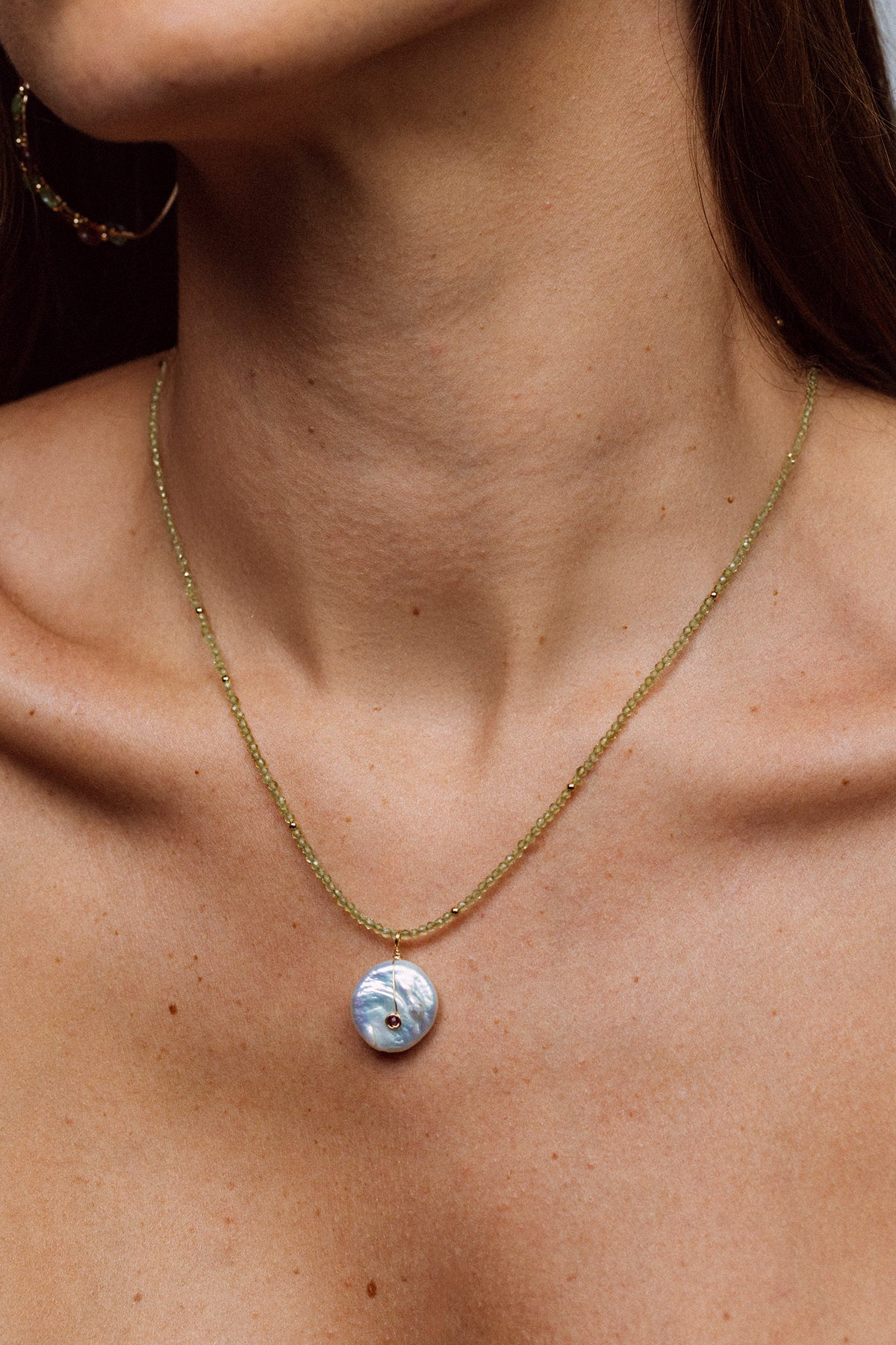 Queen Necklace 40cm - Peridot
