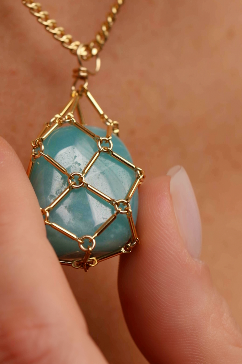 Secret Pendant - Amazonite