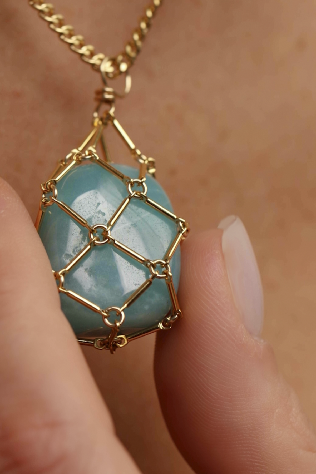 Secret Pendant - Amazonite