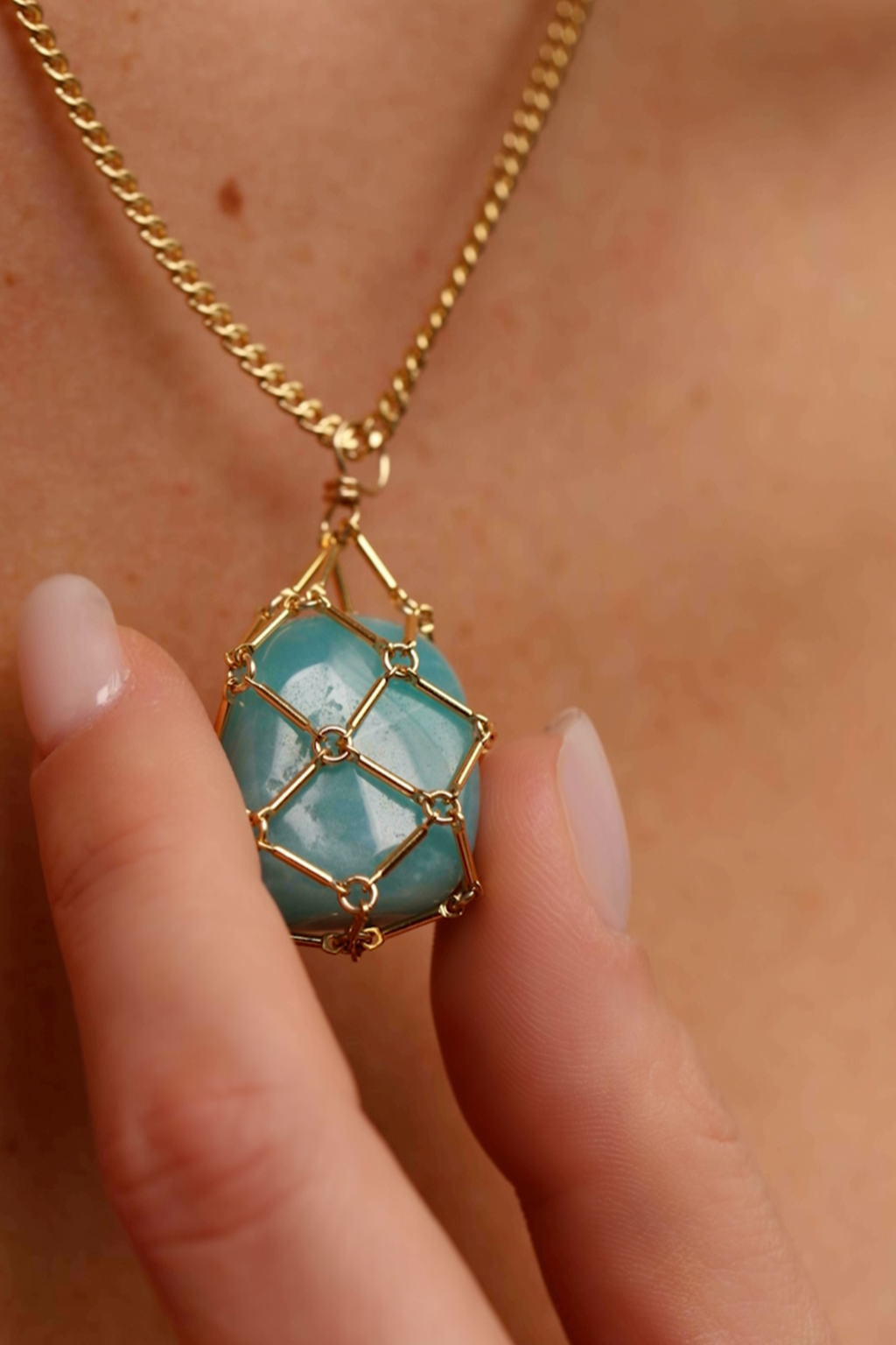 Secret Pendant - Amazonite