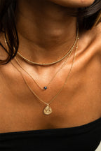 Medium Rosa Pendant - Gold