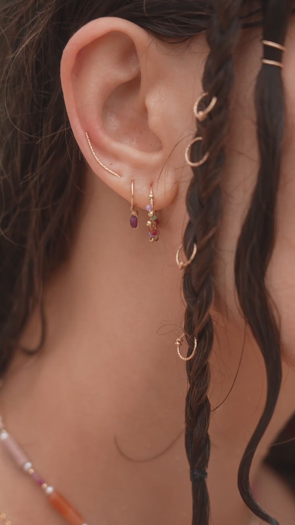 Pendant / hair jewel Éclat