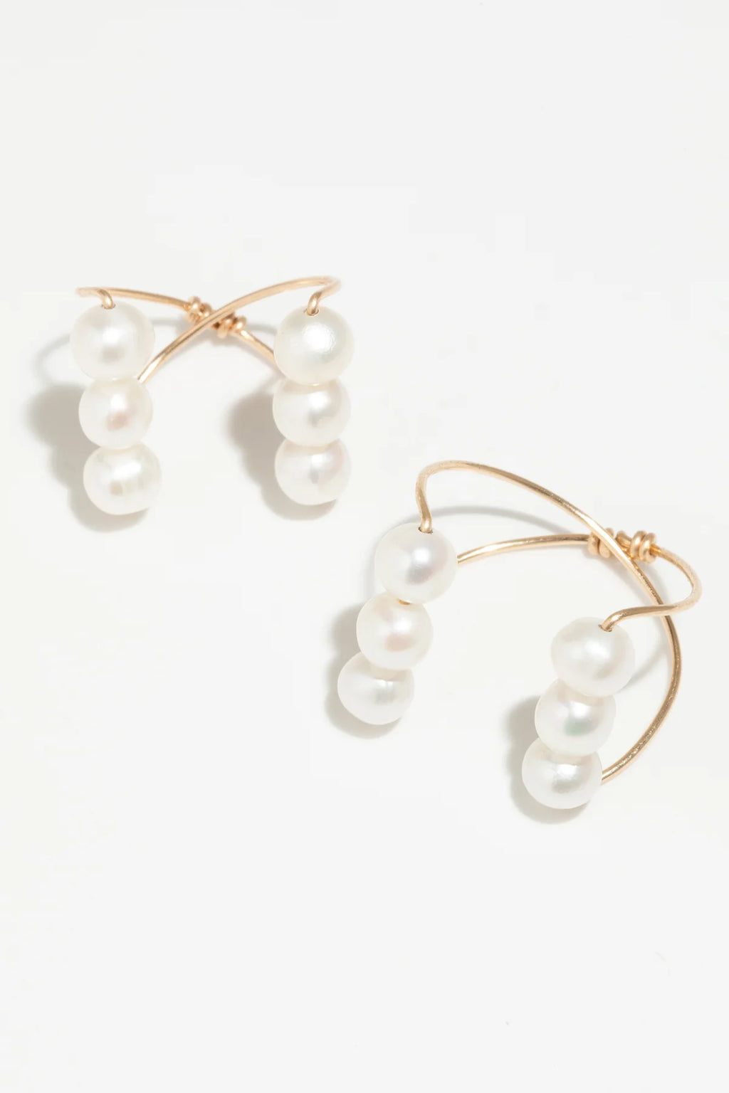 Sand Ring Set - Cultured Pearl