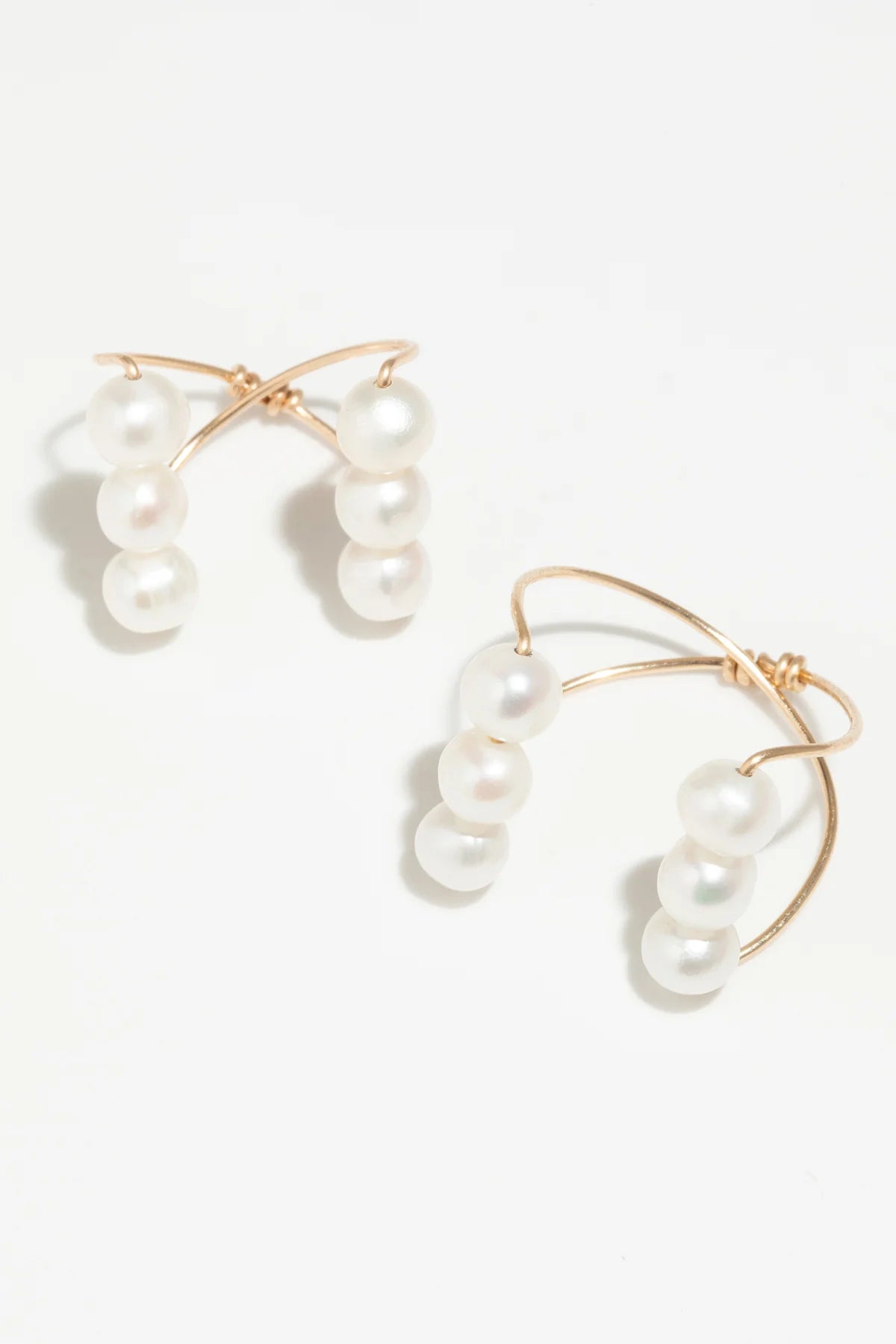 Sand Ring Set - Cultured Pearl