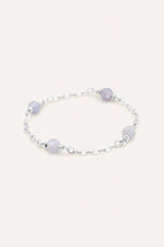 Satellite Chain Ring - Tanzanite - Silver