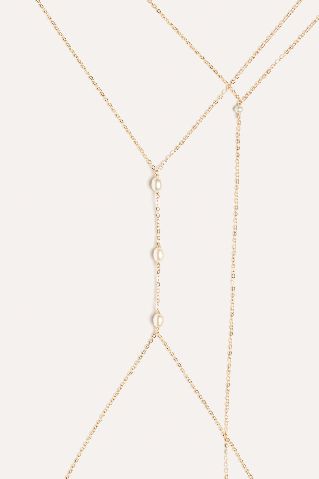 Body jewel grain of rice - Cultured pearls