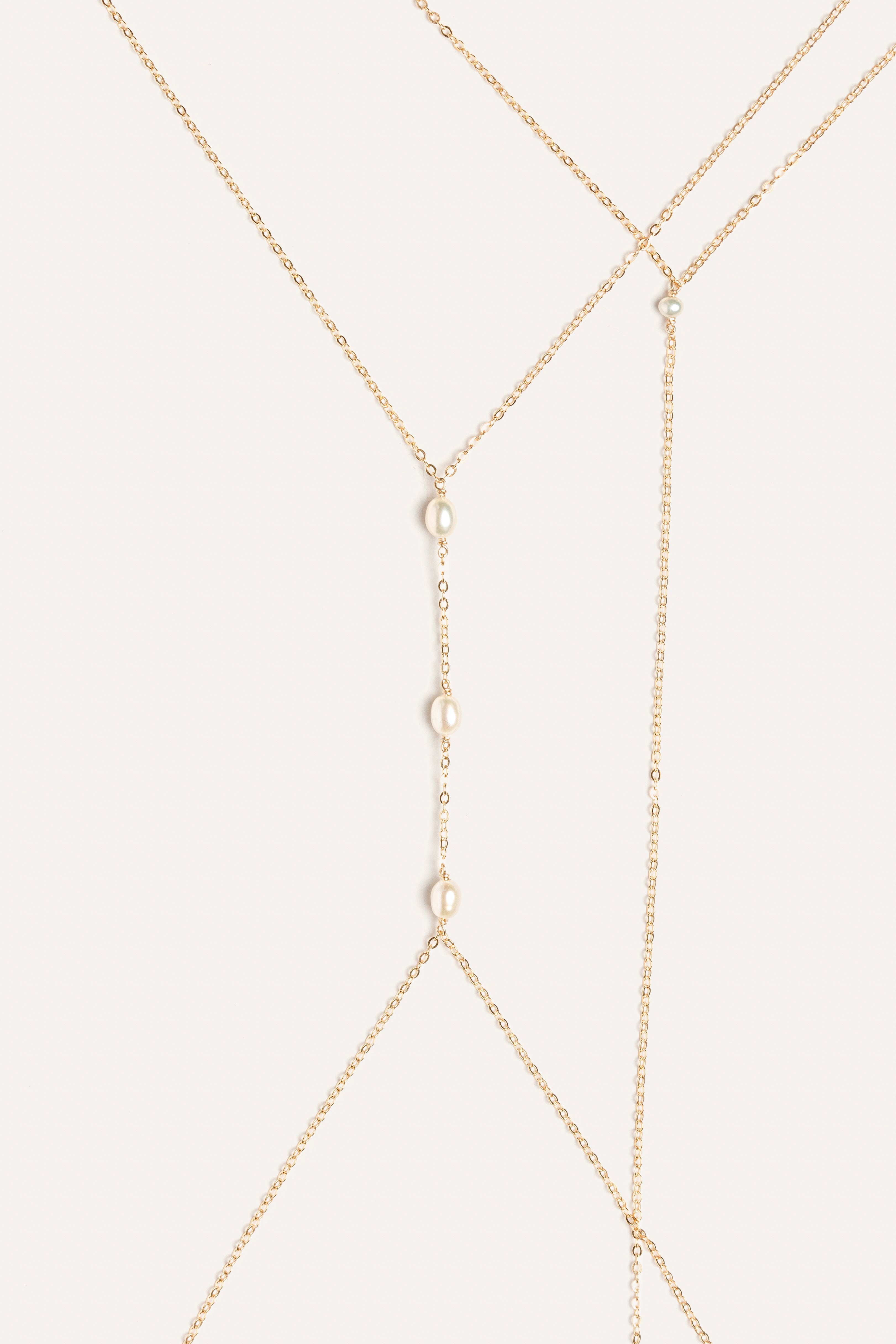 Body jewel grain of rice - Cultured pearls
