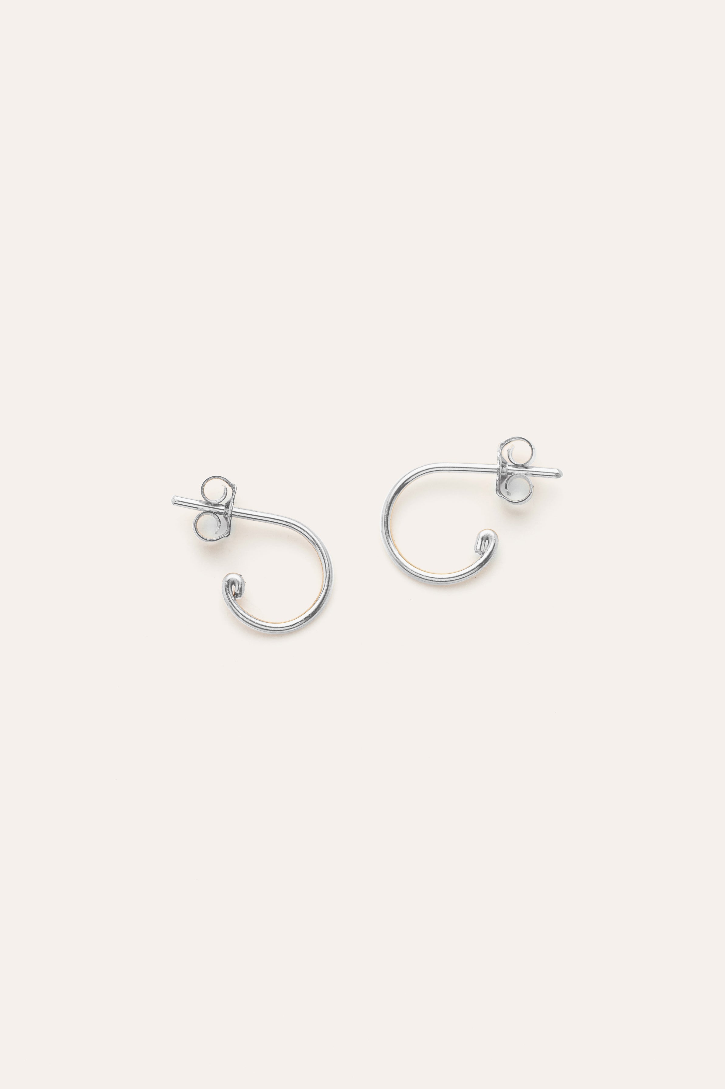 Mini Creoles Essential - Silver