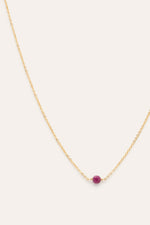 Stella Necklace - Ruby