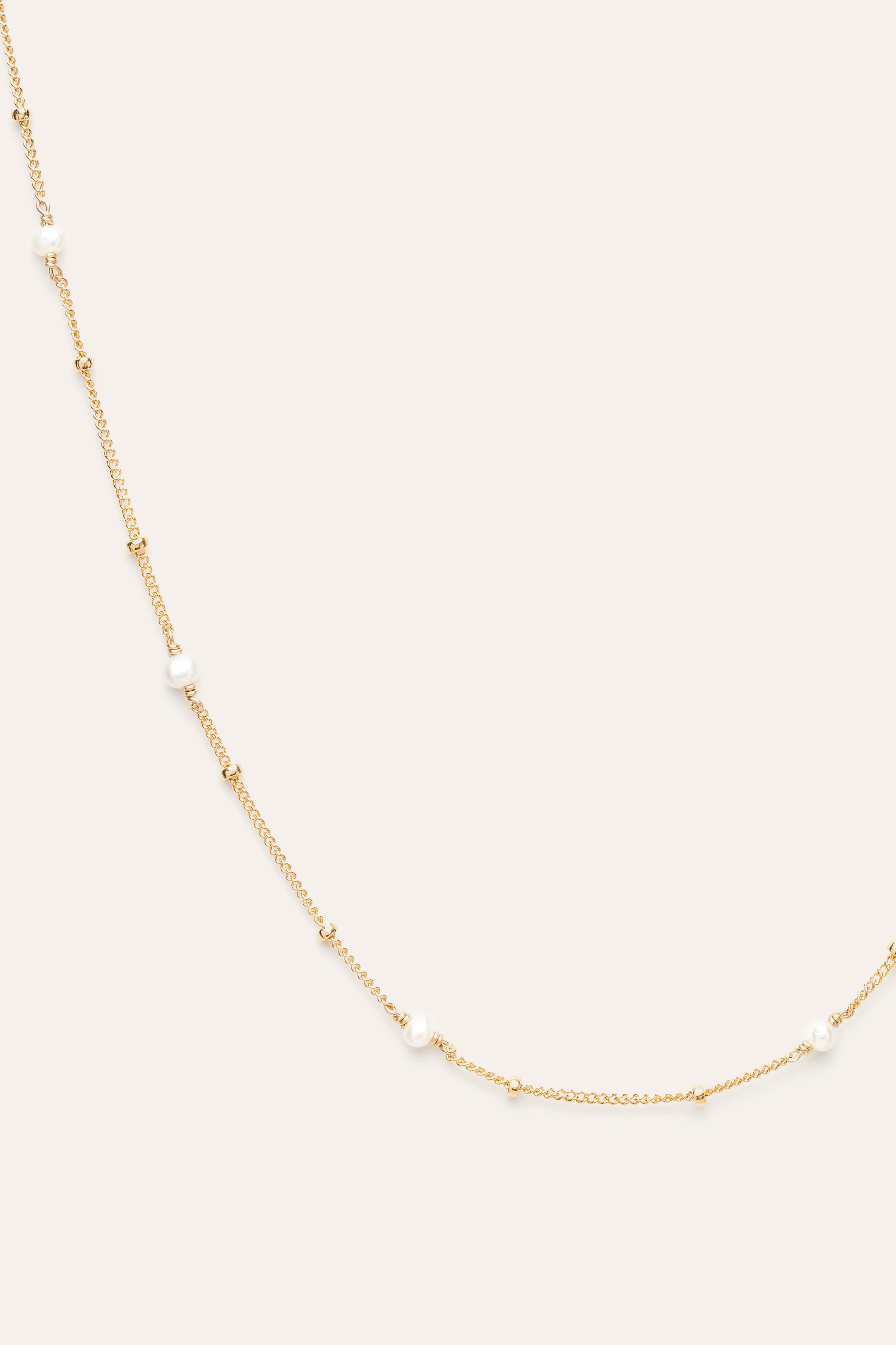 Satellite necklace - Cultured pearls