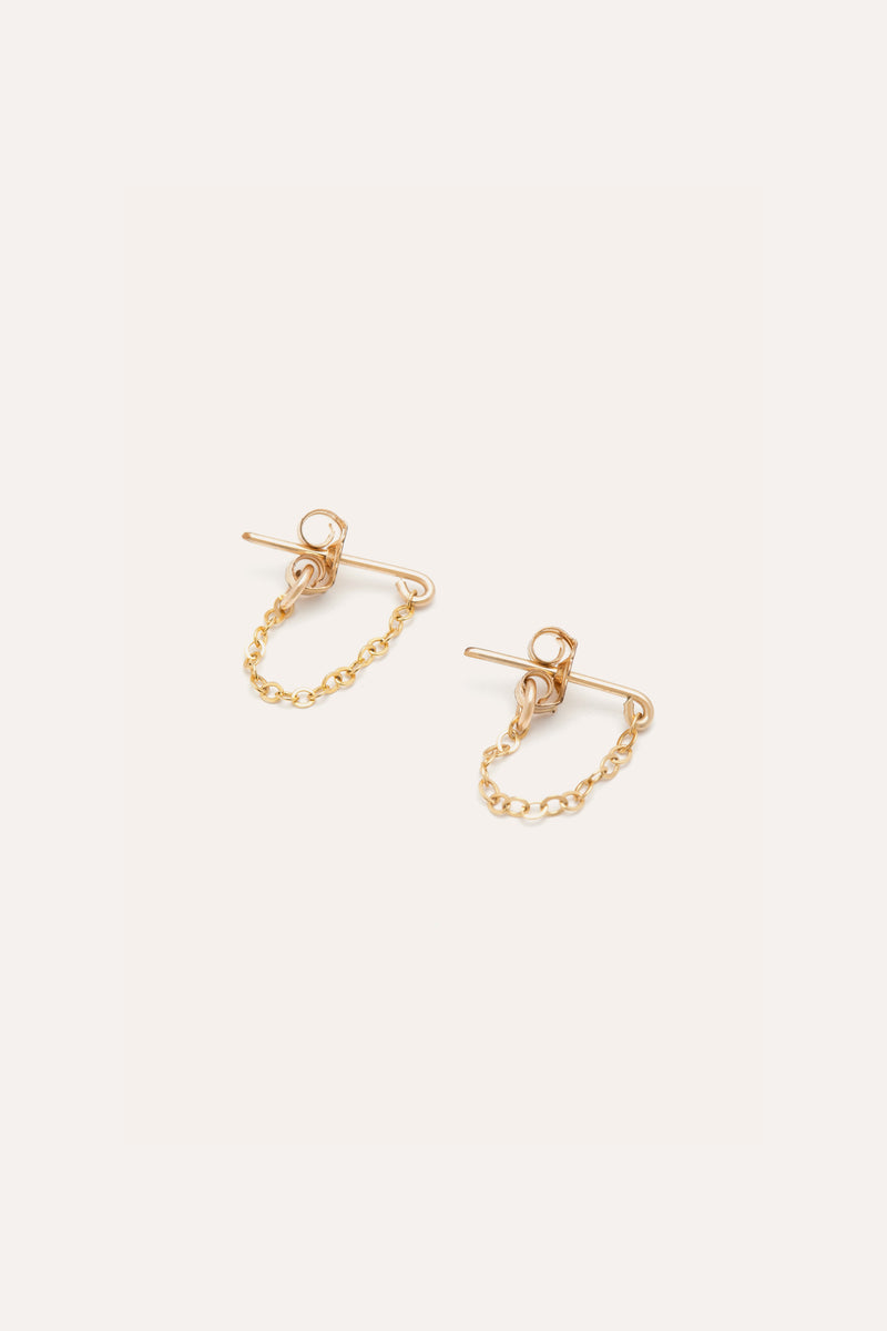 Chain earrings