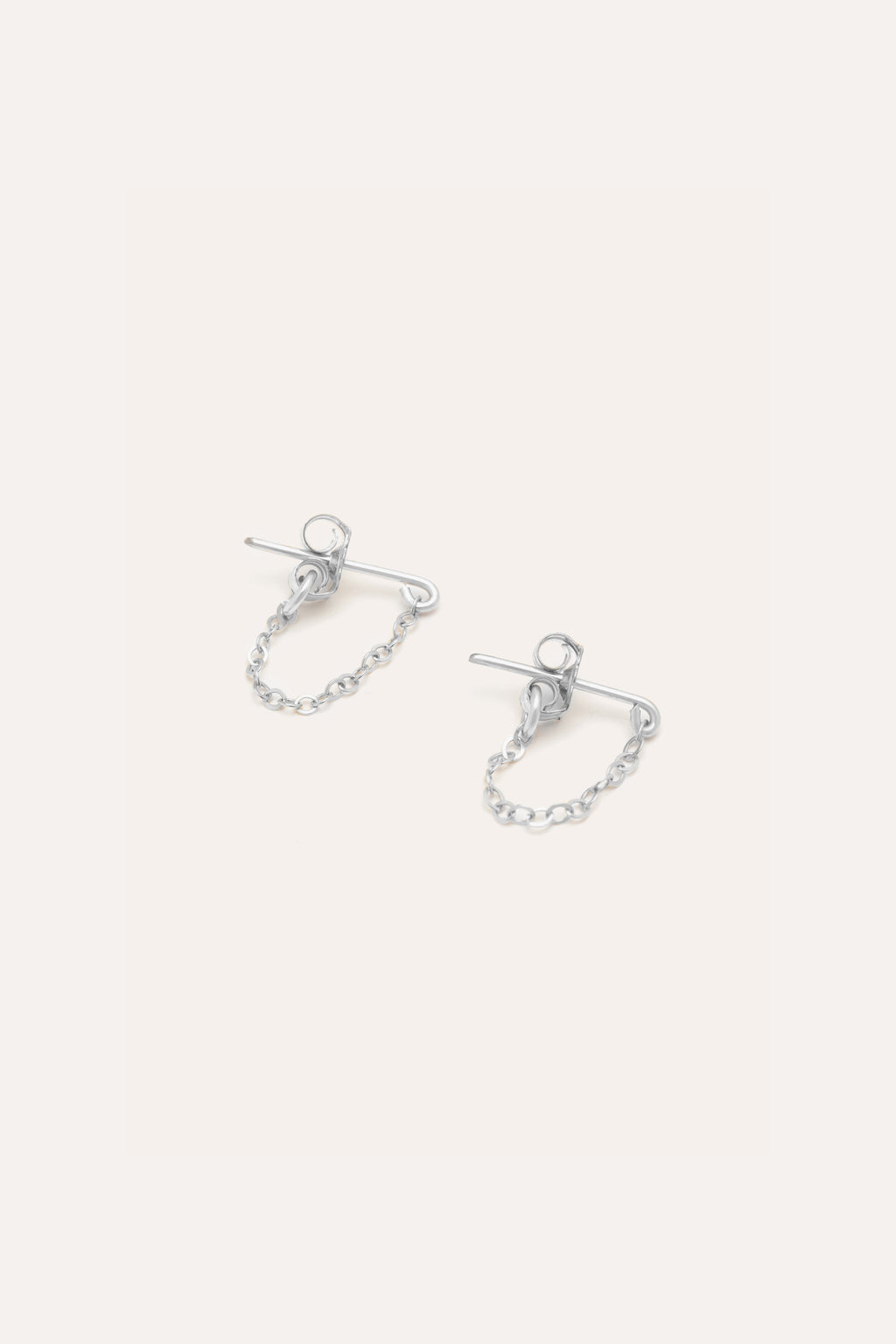 Chain earrings - Silver