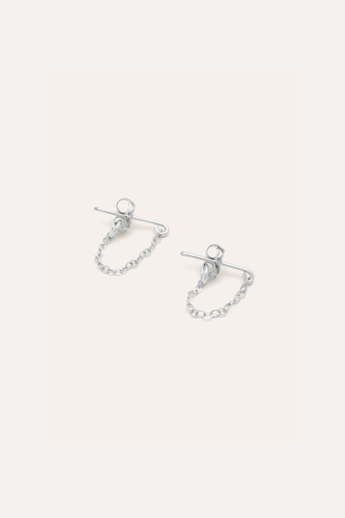 Chain earrings - Silver