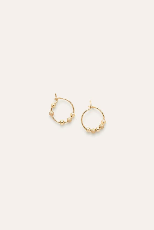 mini créoles gold filled waterproof