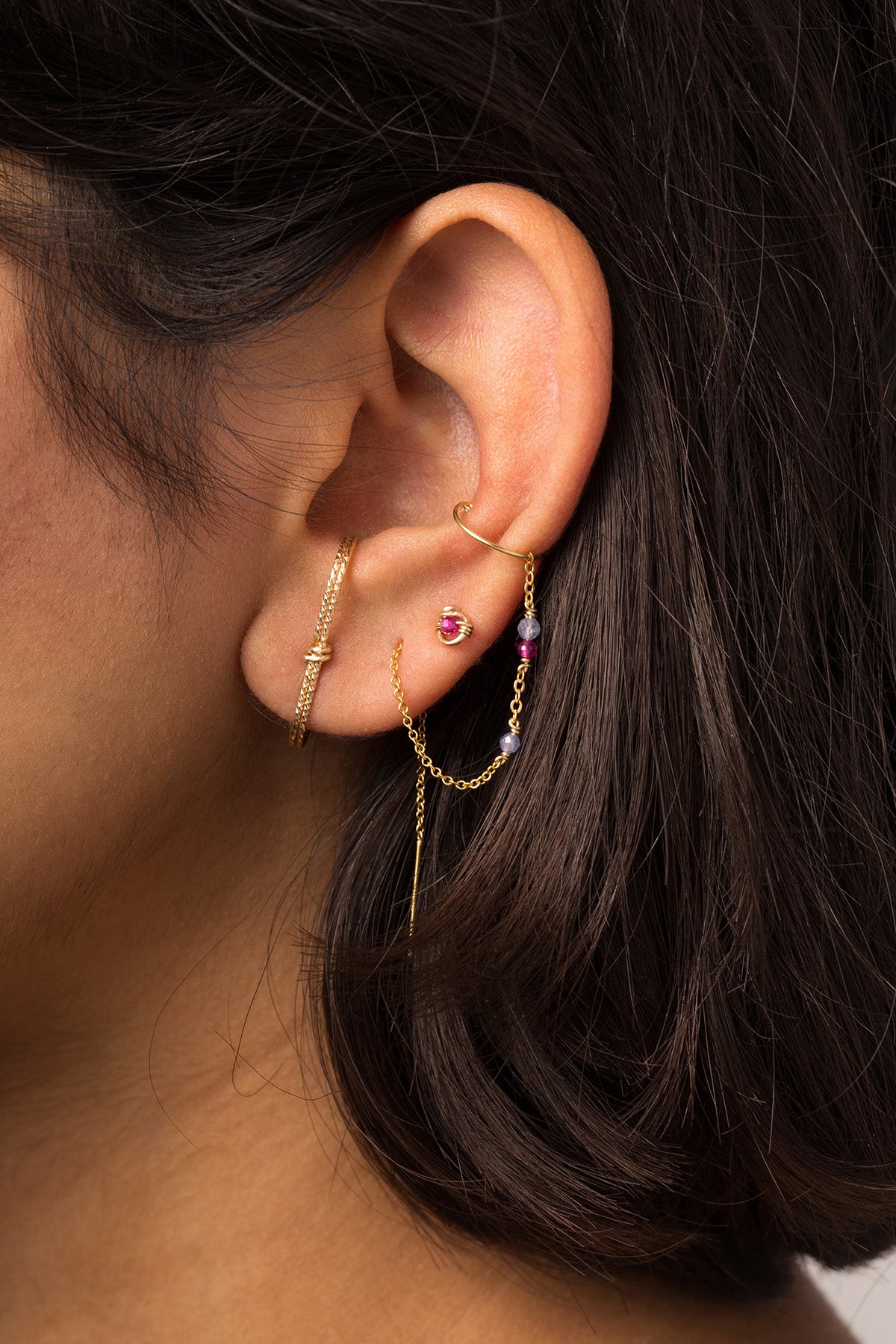boucle d'oreille or 