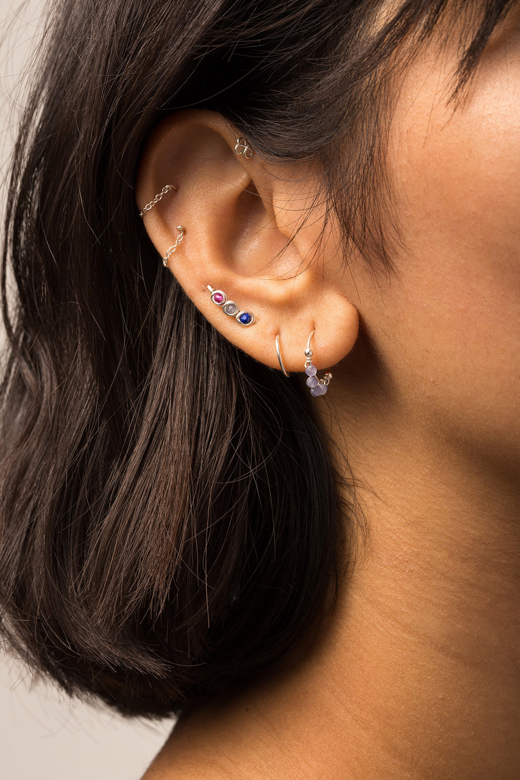 Mini Creoles Essential - Silver
