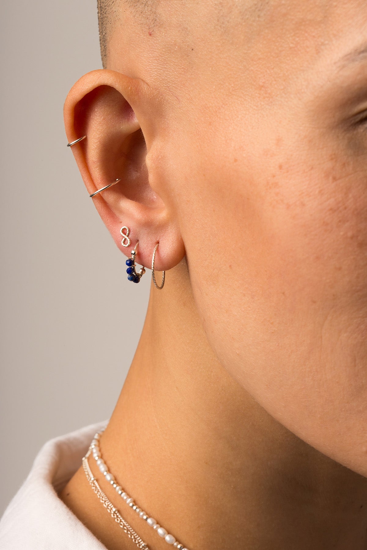 Fake Helix piercing - Silver