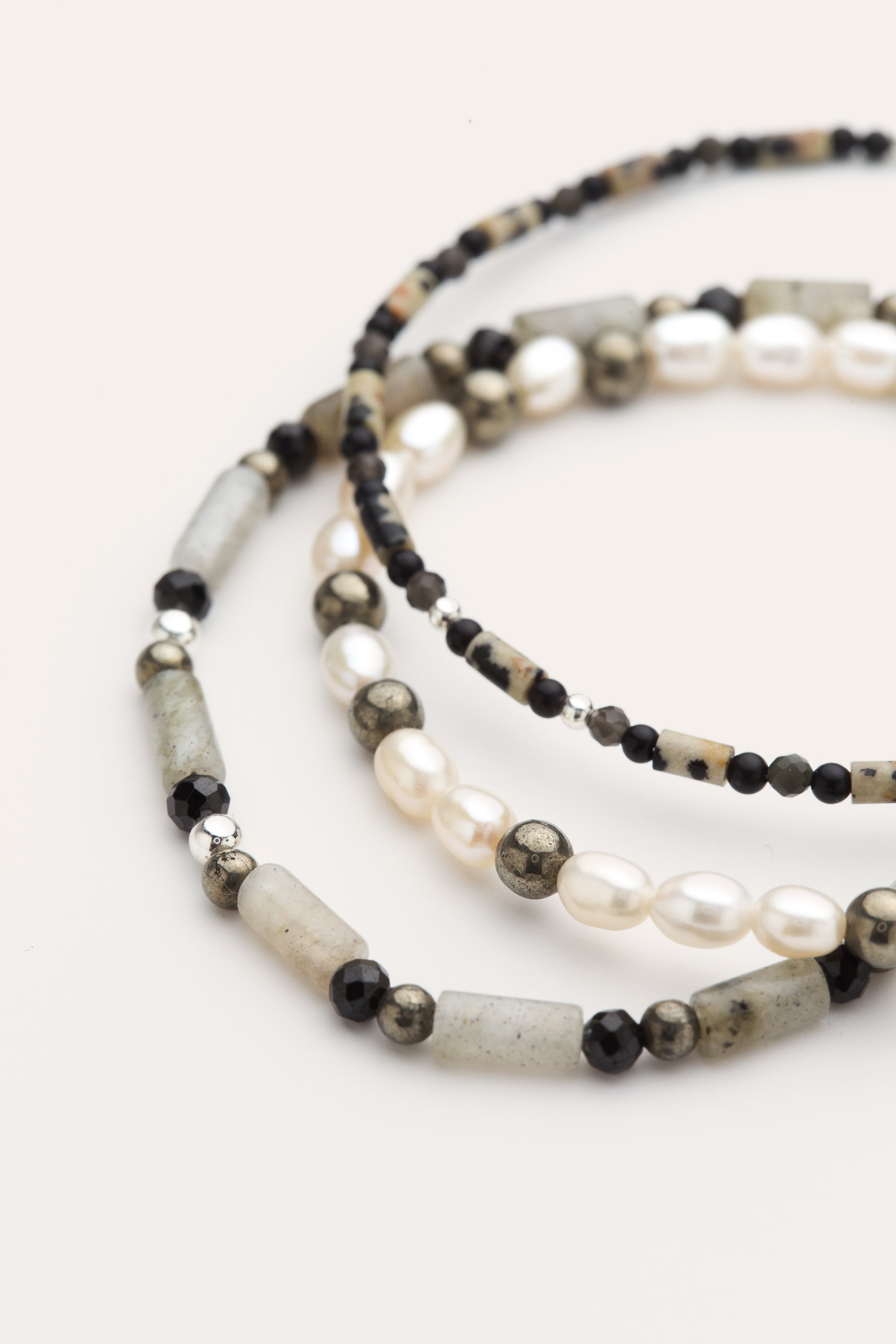 Lamé Bracelet - Moonstone - Man