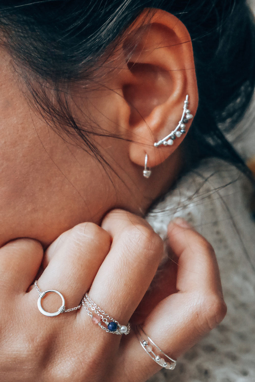 Chain ring Stella - Stone