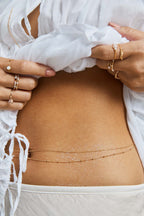 Chaîne de taille en gold filled or waterproof