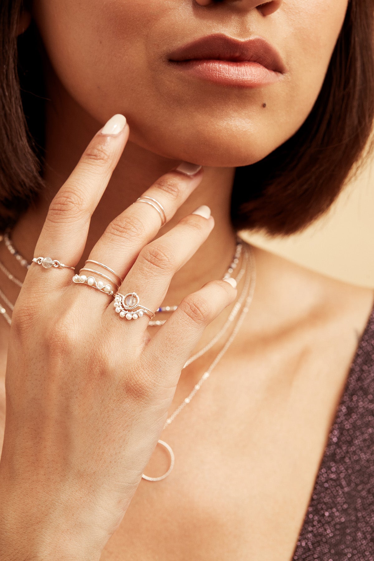 Moon Ring - Moonstone - Silver